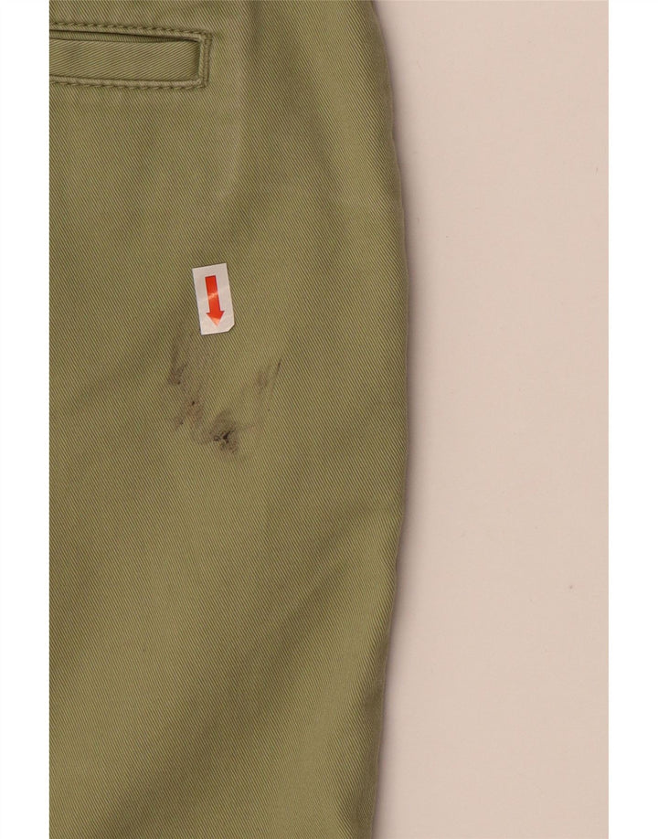 FAT FACE Dame Slim Chino Bukser UK 10 Small W32 L32 Khaki Bomuld