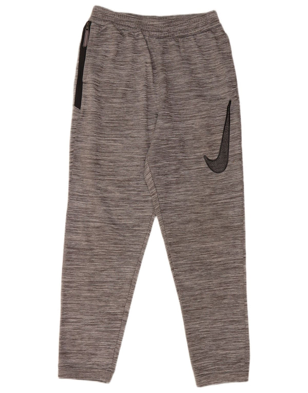 NIKE Drenge Dri Fit træningsdragt Bukser Joggers 13-14 år XL Grå Flecked