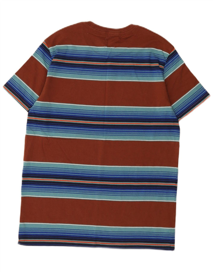 Levi's Herre Standard Fit T-Shirt Top Medium Brun Stribet