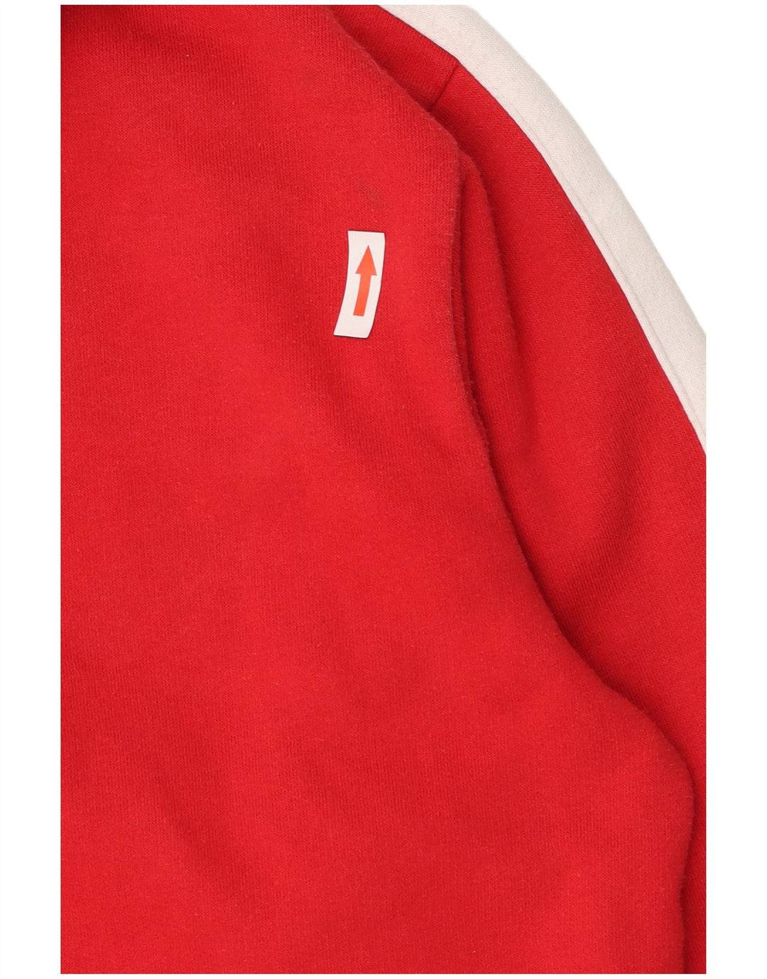 Nike grafisk hættetrøje til mænd Medium Rød Colourblock Bomuld