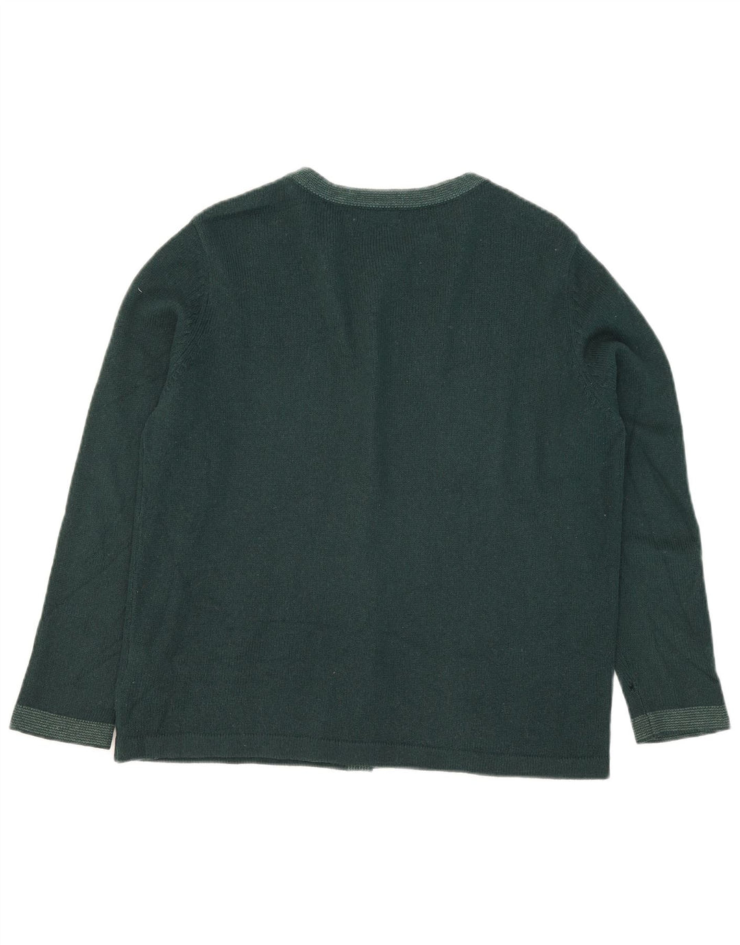 Marks & Spencer Dame Cardigan Sweater UK 16 Large Grøn Akryl