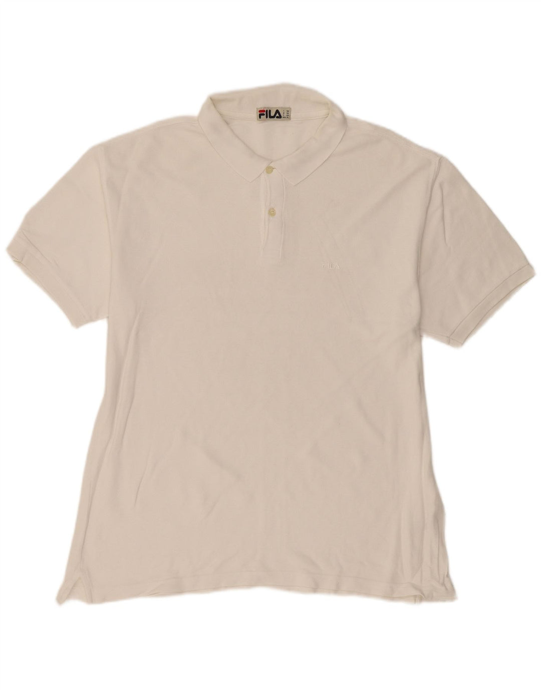 FILA Poloshirt til mænd IT 56 2XL Hvid