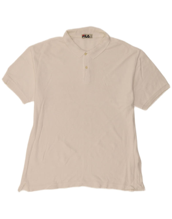 FILA Poloshirt til mænd IT 56 2XL Hvid