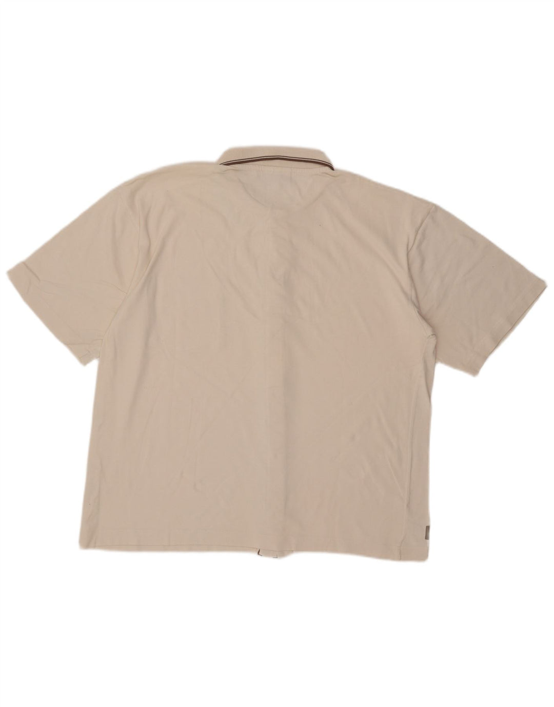 Reebok Herre Loose Fit kortærmet skjorte lille hvid bomuld