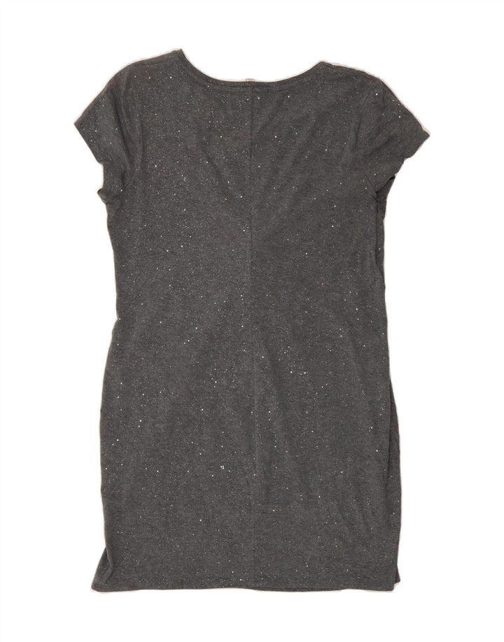 JUICY COUTURE Womens Basic Dress UK 18 XL Grey Spotted Polyester Vintage Juicy Couture and Second-Hand Juicy Couture from Messina Hembry 