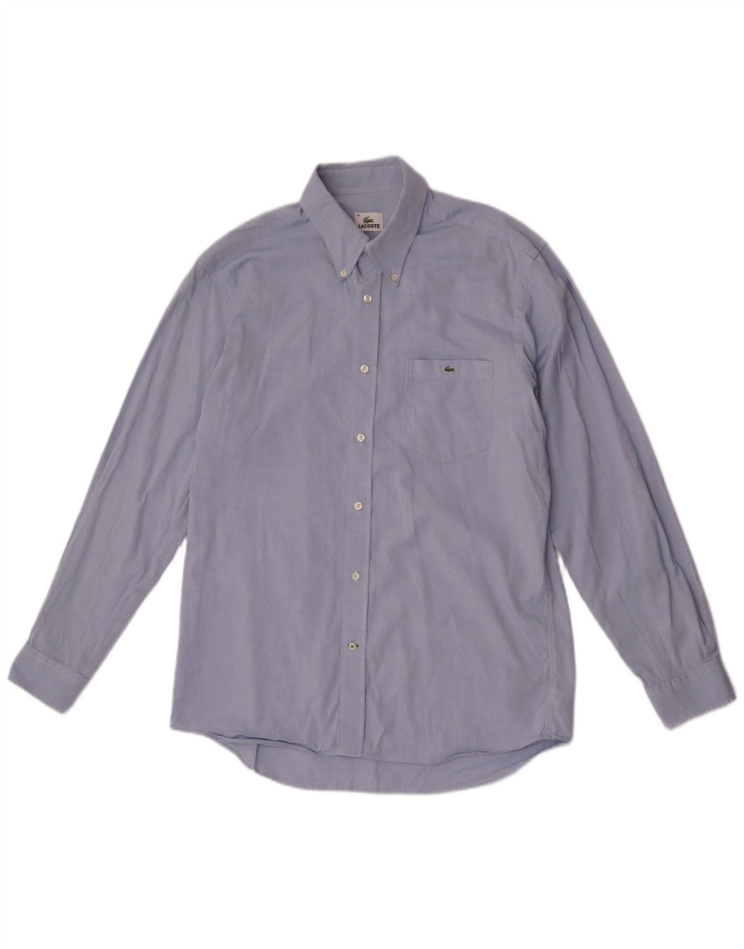 Lacoste Herreskjorte str. 40 Medium Blue Cotton