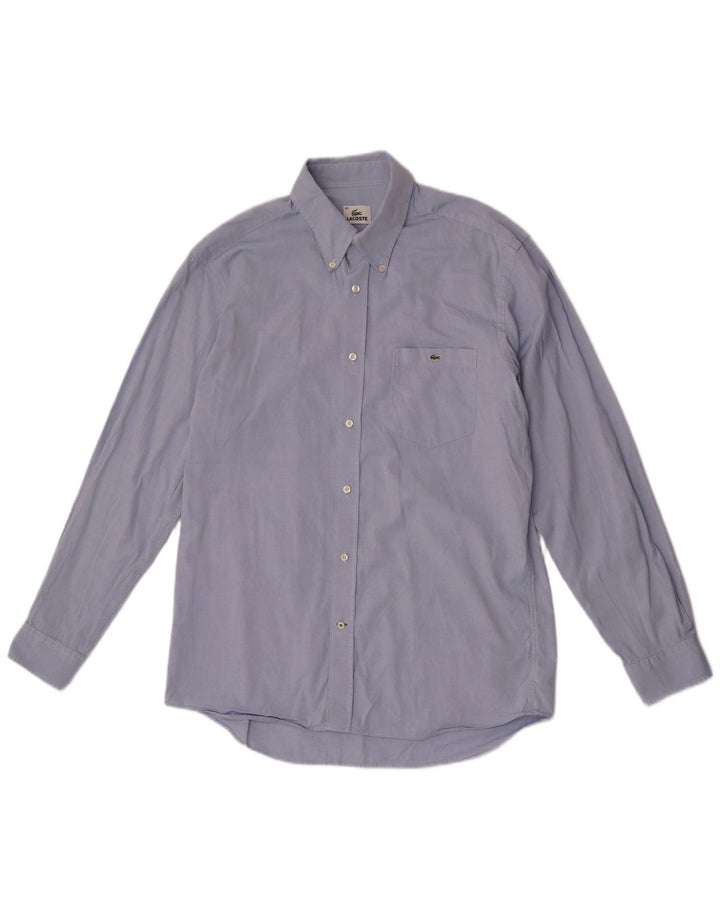 Lacoste Herreskjorte str. 40 Medium Blue Cotton