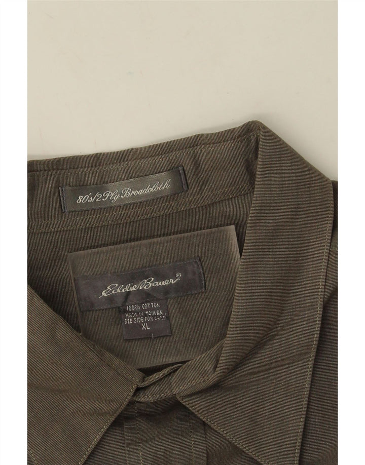 Eddie Bauer Herreskjorte XL Khaki Bomuld