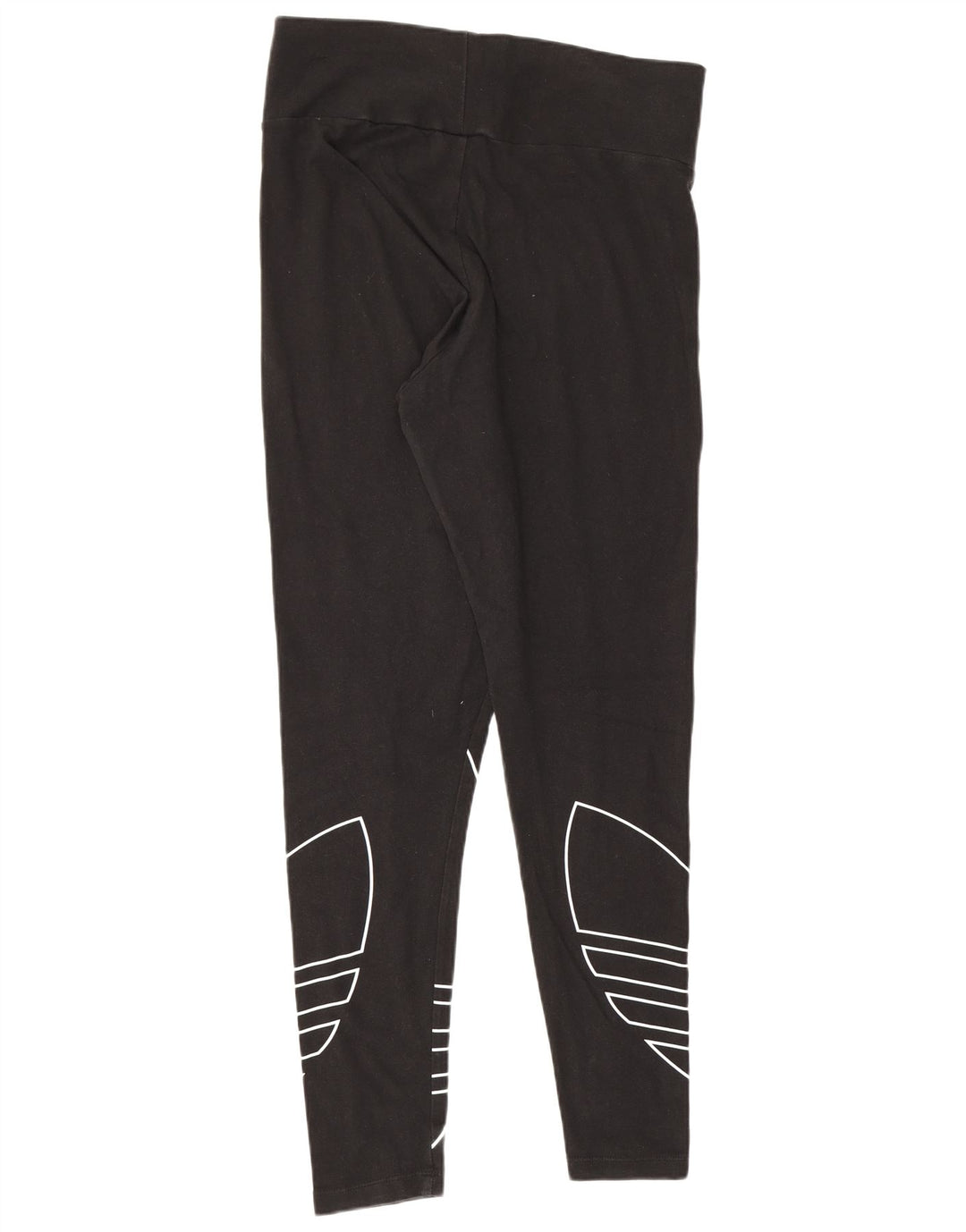 Adidas Dame Grafiske Leggings UK 16 Large Black Bomuld