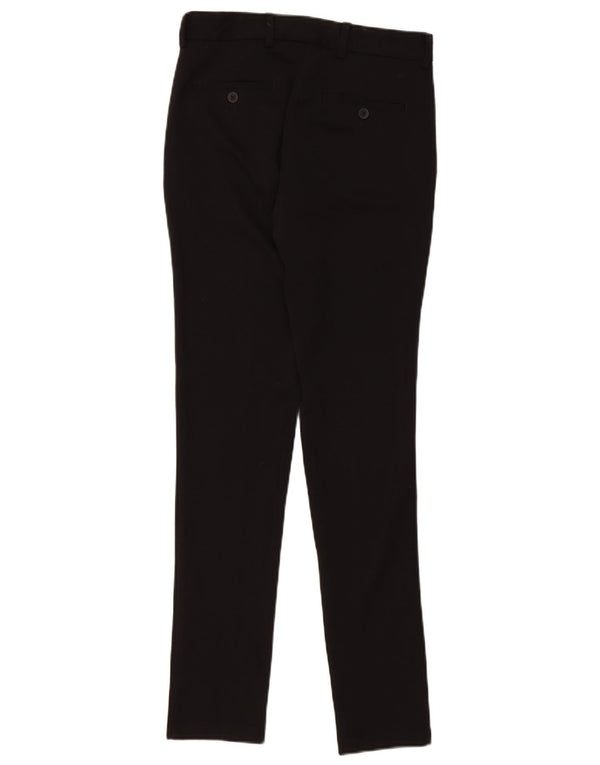JACK & JONES Mens Skinny Casual Trousers W28 L32 Black Polyester