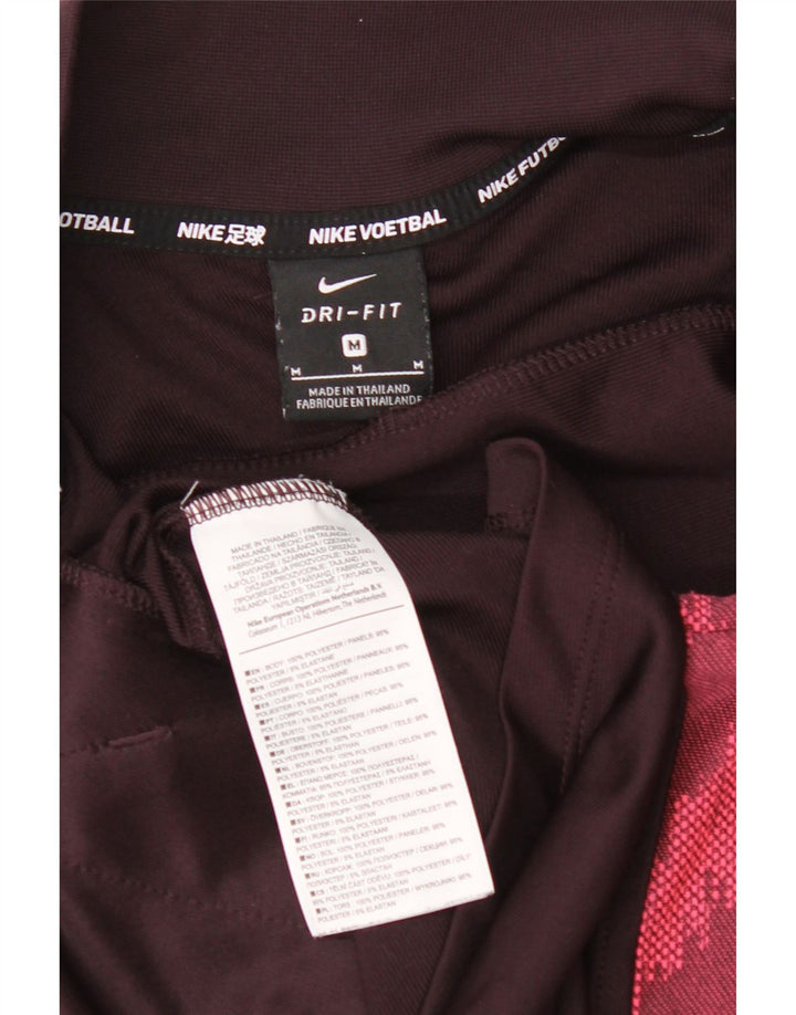 Nike Herre Dri Fit træningsdragt Topjakke Medium Maroon Geometrisk Polyester