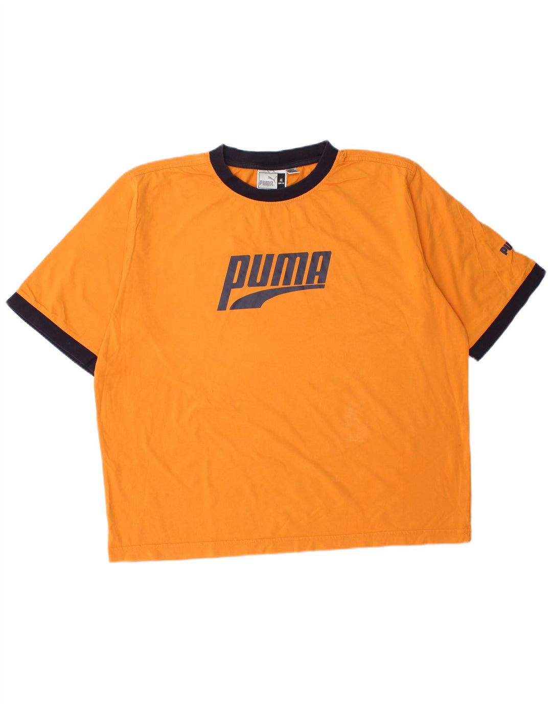 Puma Herre Grafisk T-Shirt Top XL Orange