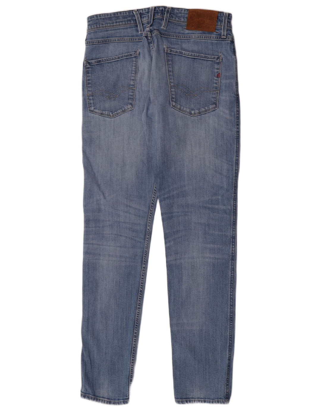 Replay Dame Anbass Slim Jeans W33 L31 Blå