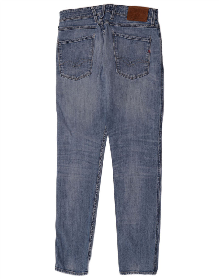 Replay Dame Anbass Slim Jeans W33 L31 Blå