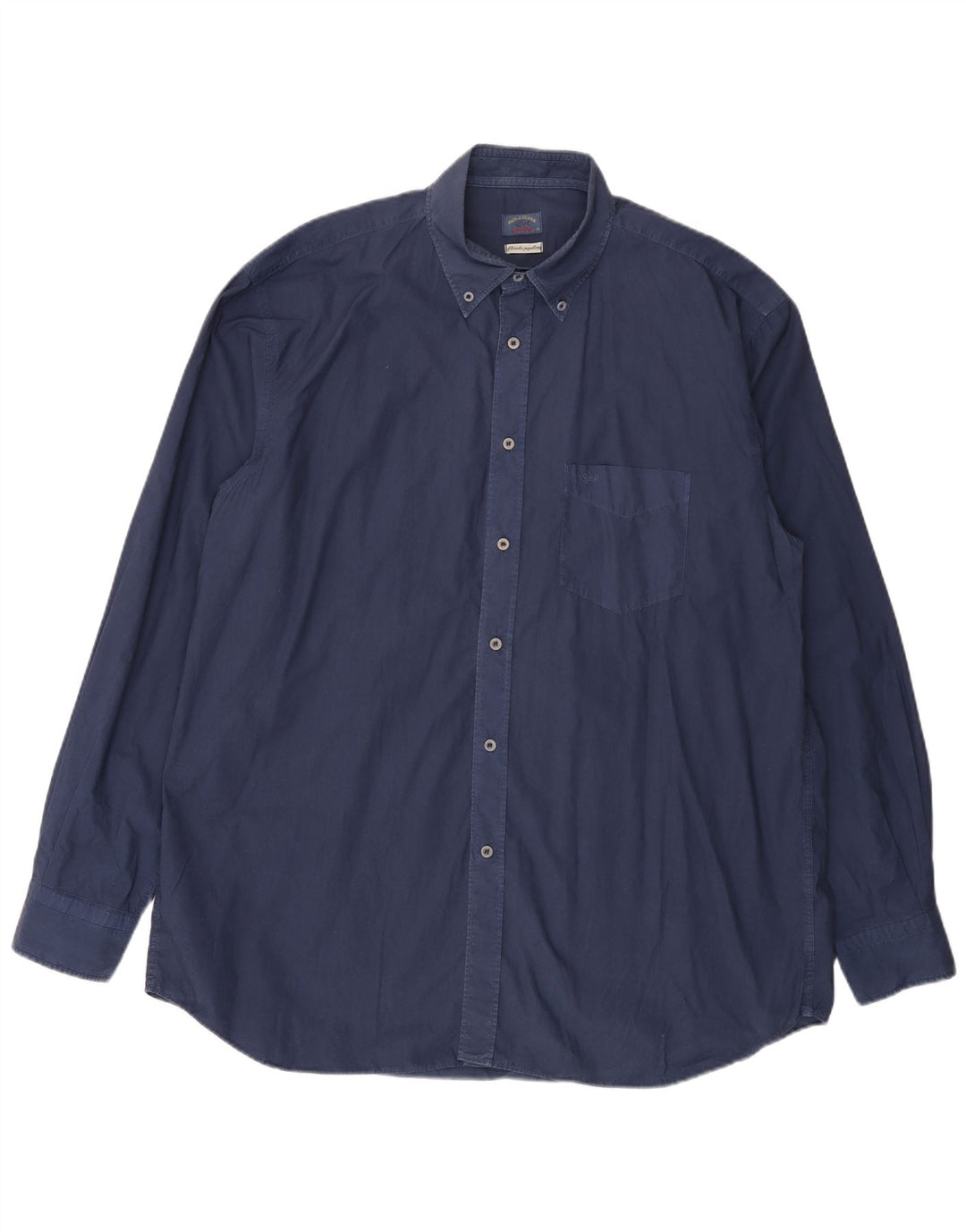 PAUL & SHARK Herreskjorte str. 46 2XL Marineblå