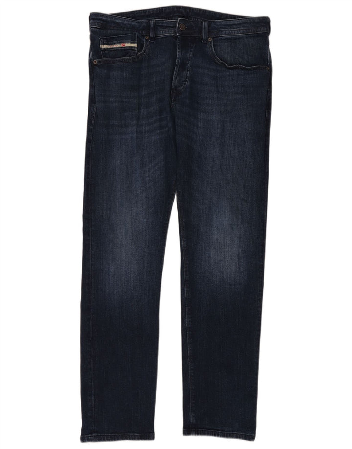 DIESEL Herre Buster Tapered Jeans W34 L34 Marineblå Bomuld