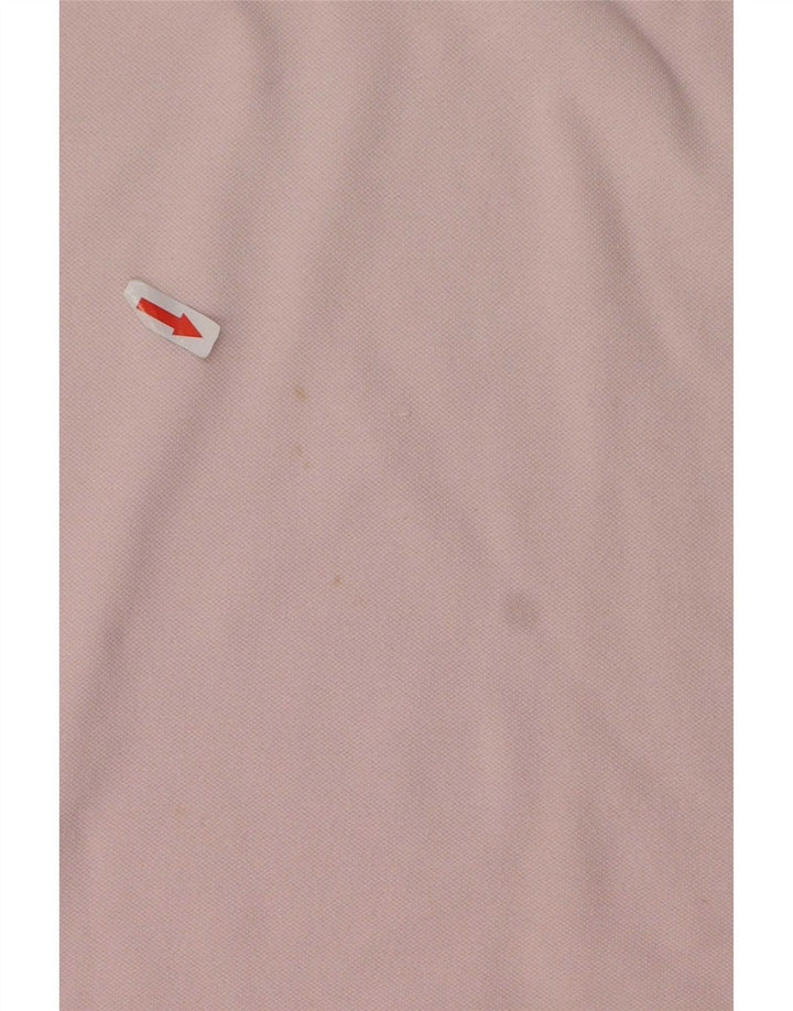Fred Perry herre poloshirt stor pink stribet bomuld