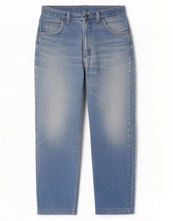 Rifle Womens Straight Jeans W32 L28 Blue Cotton
