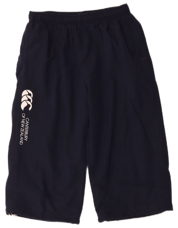 Canterbury Herre grafiske Bermuda Sportshorts Medium Navy Blue Polyester