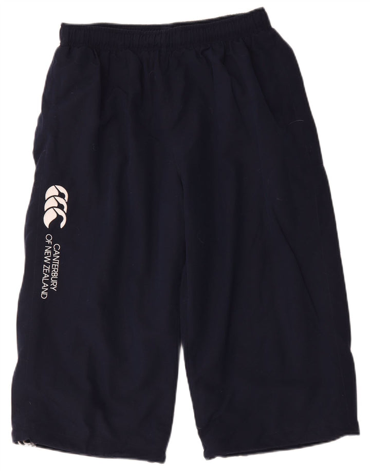Canterbury Herre grafiske Bermuda Sportshorts Medium Navy Blue Polyester