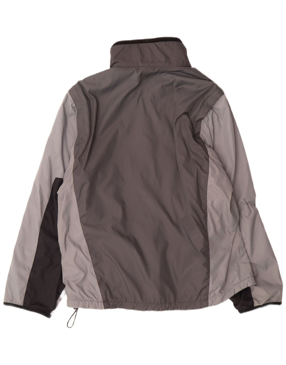 NAUTICA Mens Reversible Jacket UK 42 XL Grey Colourblock Nylon