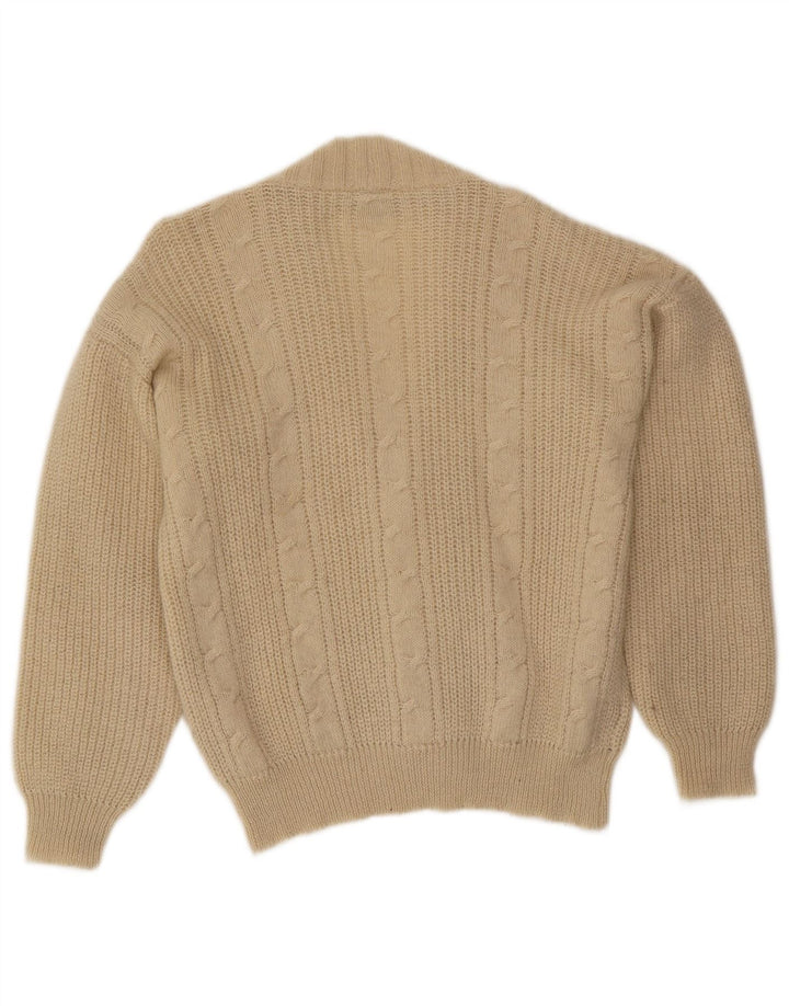 Belfe Herre Cardigan Sweater Medium Off White