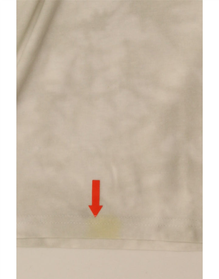 Champion Herre T-Shirt Top Stor Hvid Tie Dye Bomuld