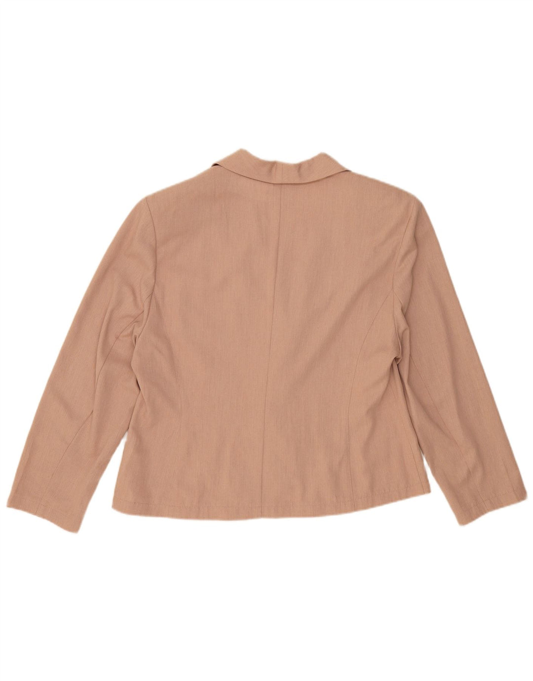 NYHURTIGT Dame 3/4 ærmer 3 knap blazerjakke EU 44 XL Beige Polyester