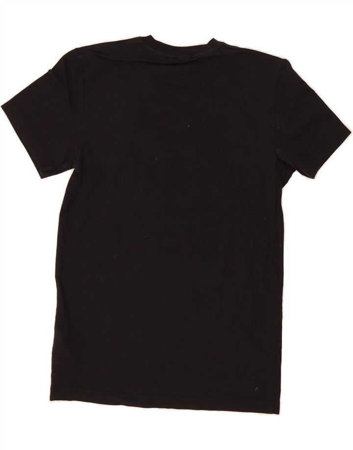 ADIDAS Mens Graphic T-Shirt Top Small Black Cotton Vintage Adidas and Second-Hand Adidas from Messina Hembry 