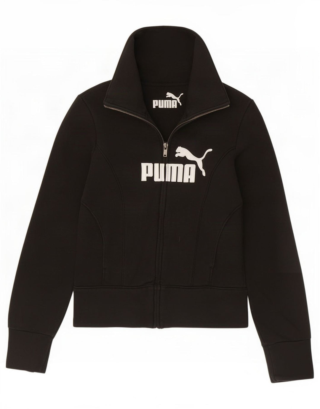 Puma Grafisk træningsdragt topjakke til kvinder UK 8 Lille Sort