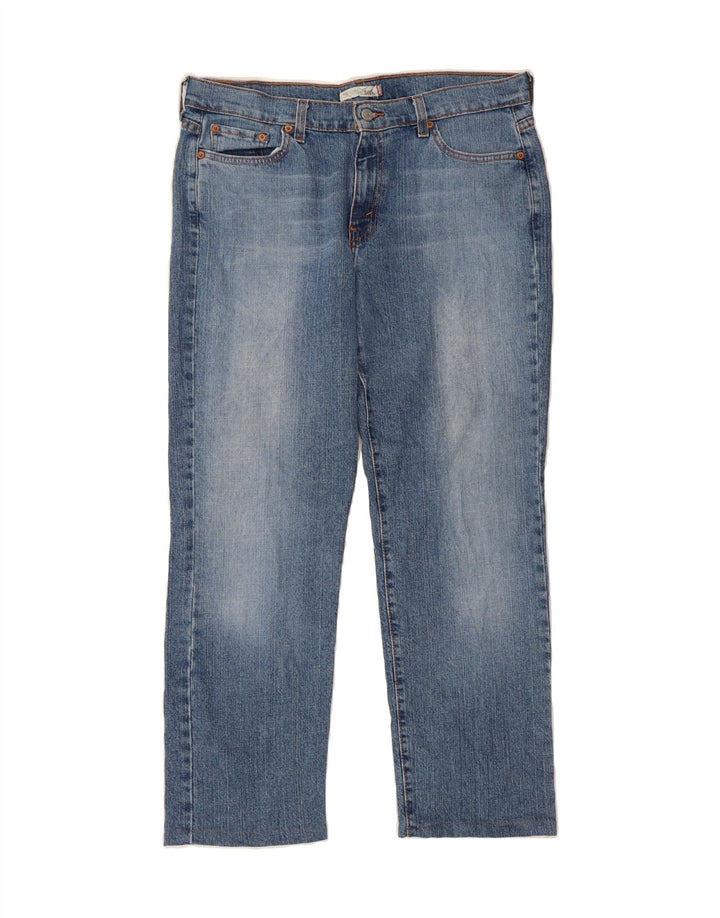 LEVI'S Womens 505 Straight Jeans US 12 Large W30 L27 Blue Cotton Vintage Levi's and Second-Hand Levi's from Messina Hembry 