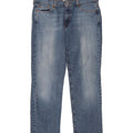 LEVI'S Womens 505 Straight Jeans US 12 Large W30 L27 Blue Cotton Vintage Levi's and Second-Hand Levi's from Messina Hembry 