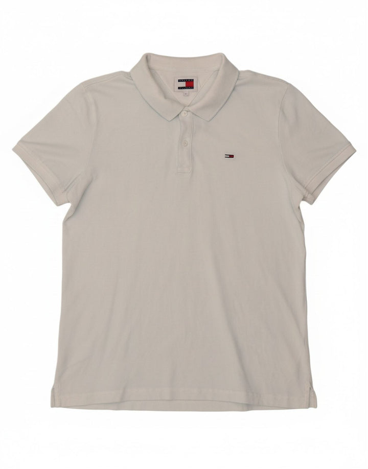 TOMMY HILFIGER Mens Polo Shirt XL Blue Cotton