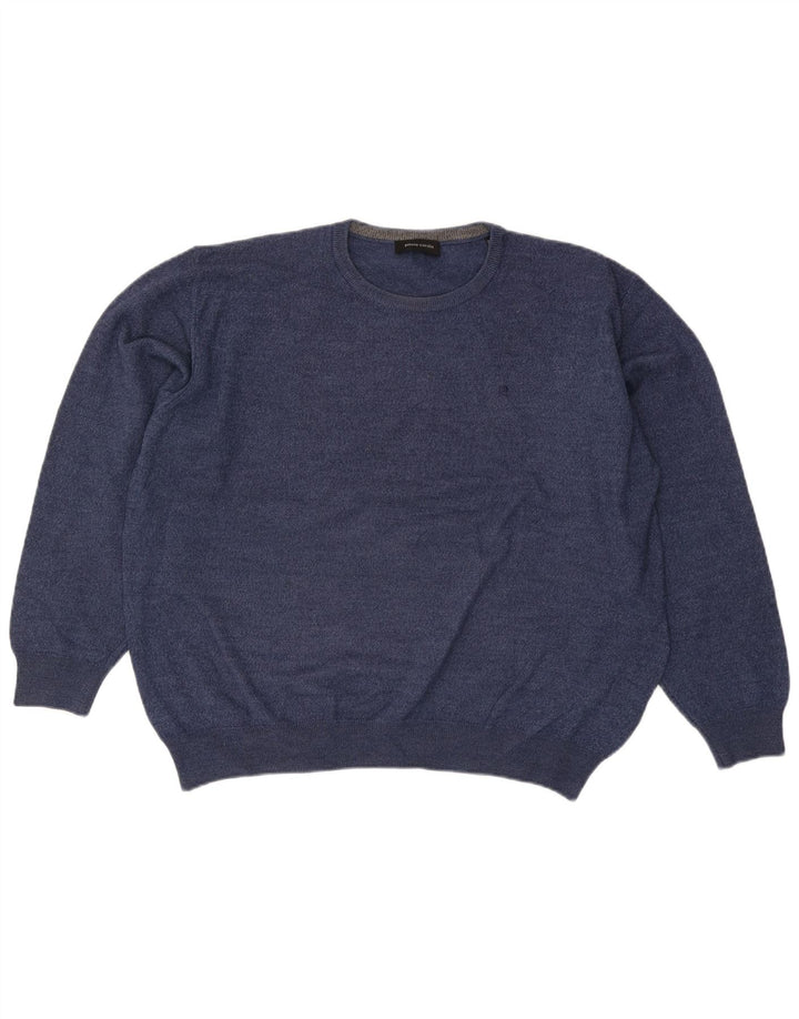 Pierre Cardin Herre rund hals sweater 3XL marineblå uld