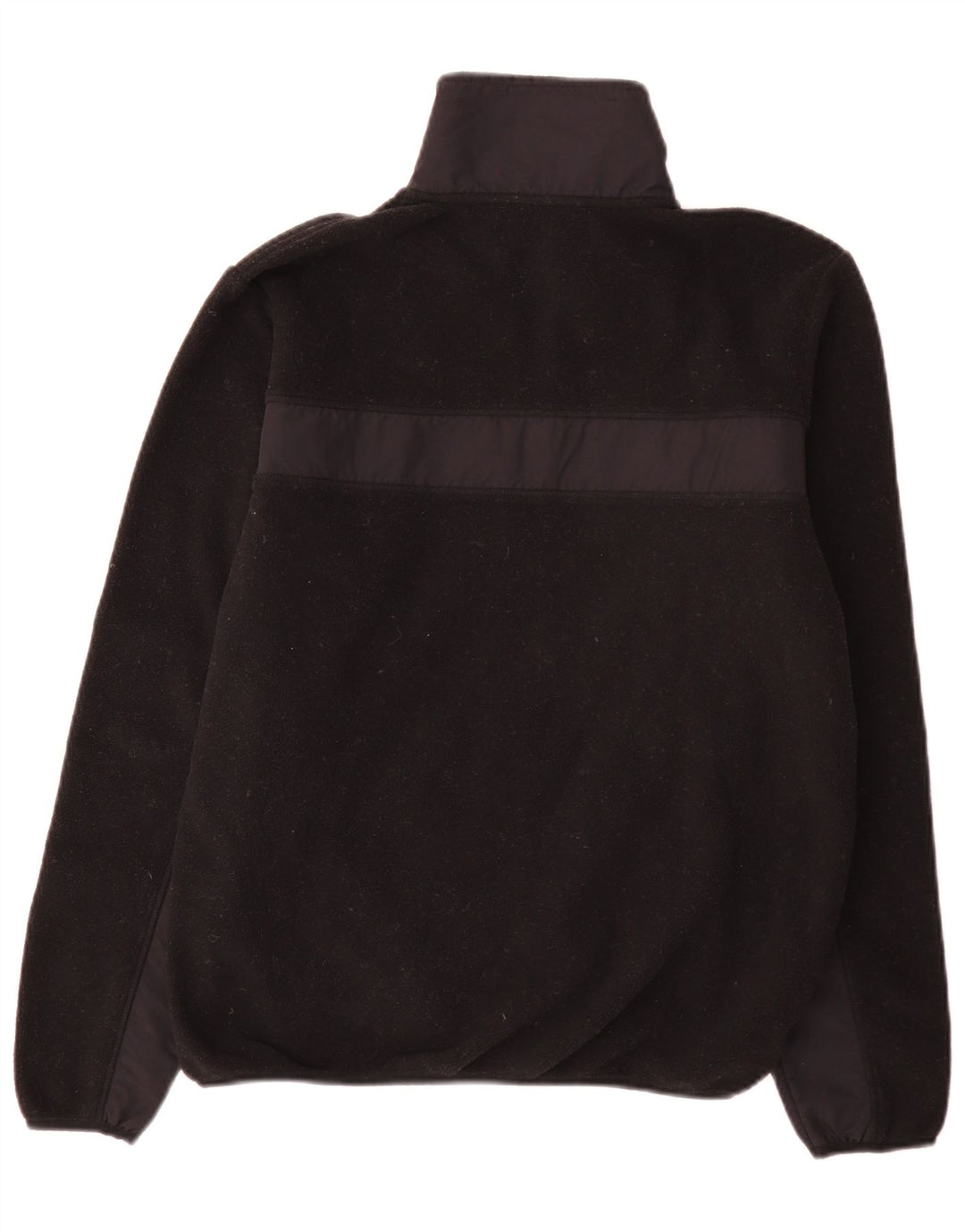 Kappa Fleecejakke til mænd UK 38 Medium Sort Colourblock Polyester
