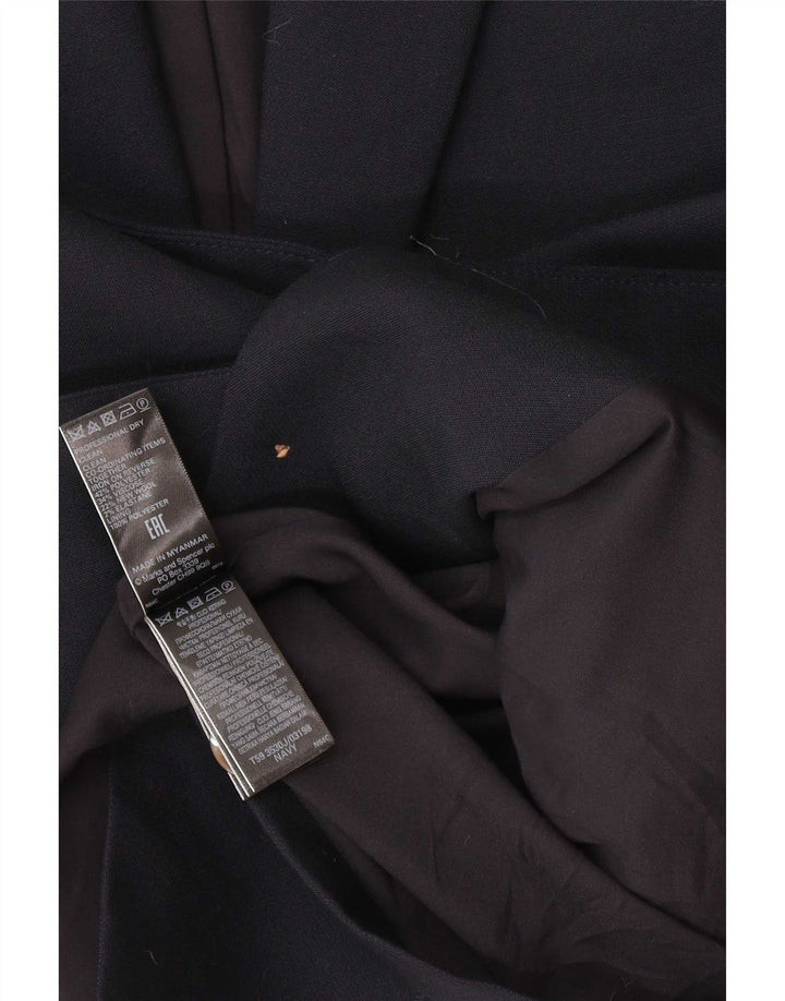 Marks & Spencer Dame 1 knap oversized blazerjakke UK 18 XL Marineblå