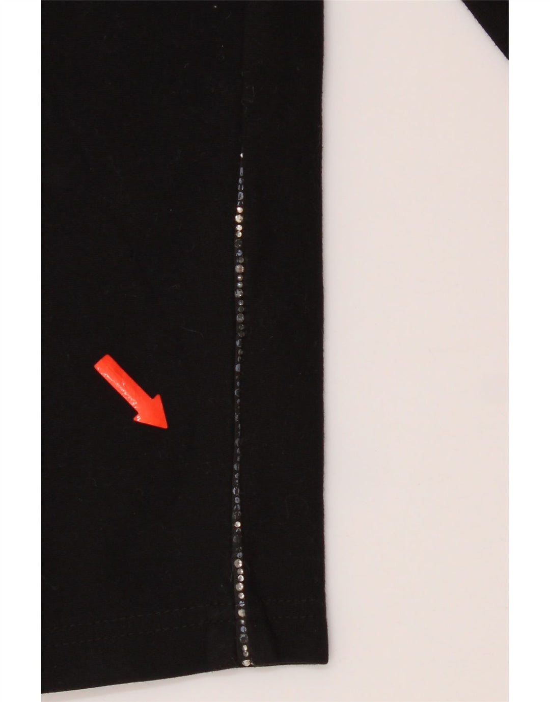 Marks & Spencer Womens Crop Leggings UK 8 Small Black Viscose