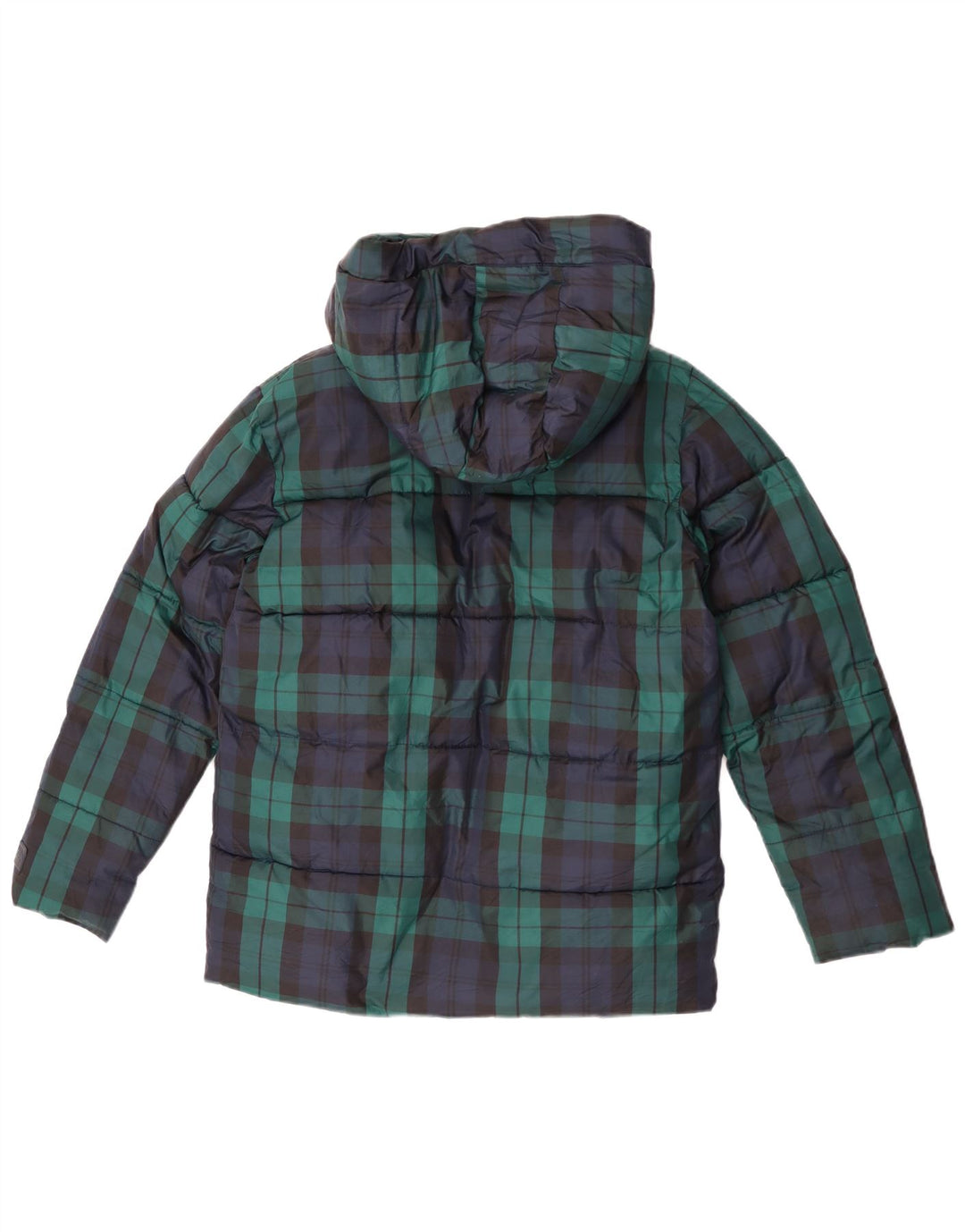 Gap Boys hættejakke 13-14 år 2XL marineblå ternet polyester