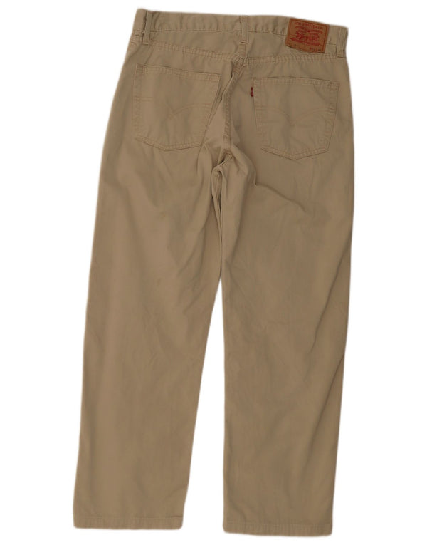 Levi's Herre 551 Straight Casual Bukser W36 L28 Beige Bomuld