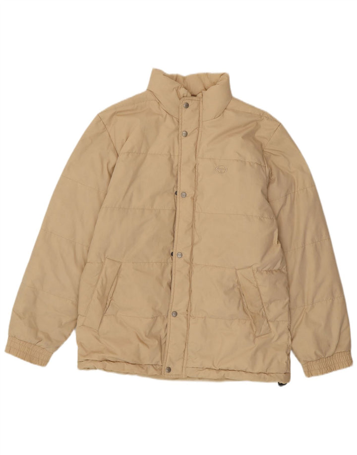 SERGIO TACCHINI Polstret jakke til mænd UK 36 Small Beige Polyester