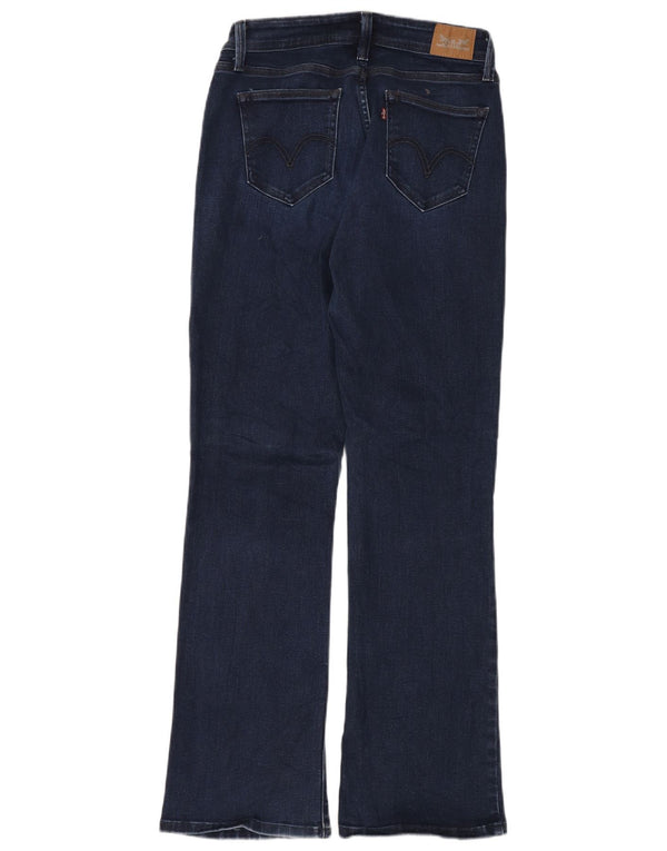 Levi's Womens 529 Curvy Bootcut Jeans US 10 Large W30 L32 Marineblå Bomuld