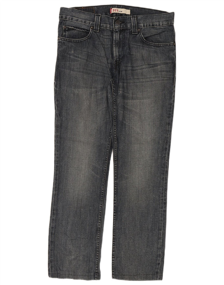 Levi's Herre 511 Slim Jeans W34 L30 Blå