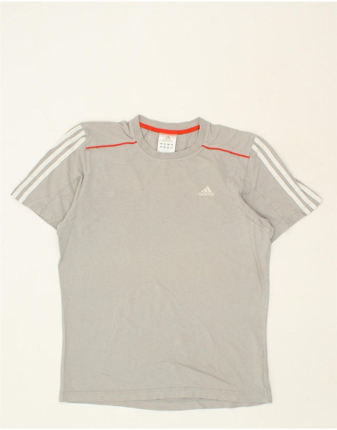 ADIDAS Mens T-Shirt Top Small Grey Cotton Vintage Adidas and Second-Hand Adidas from Messina Hembry 
