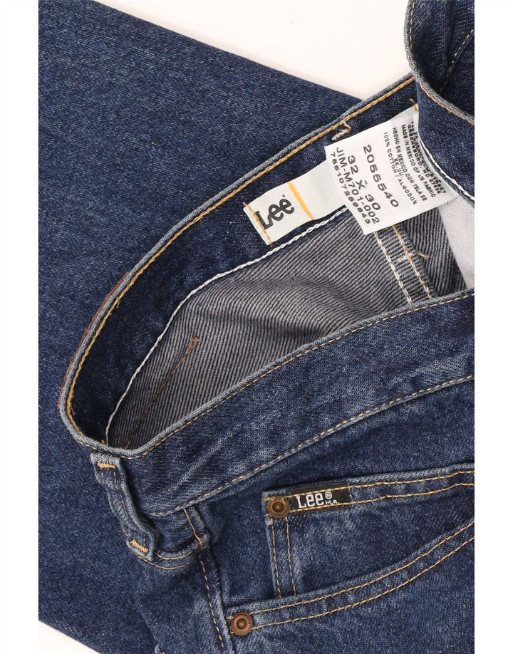 Lee Herre Relaxed Fit Straight Jeans W32 L30 Blå Bomuld