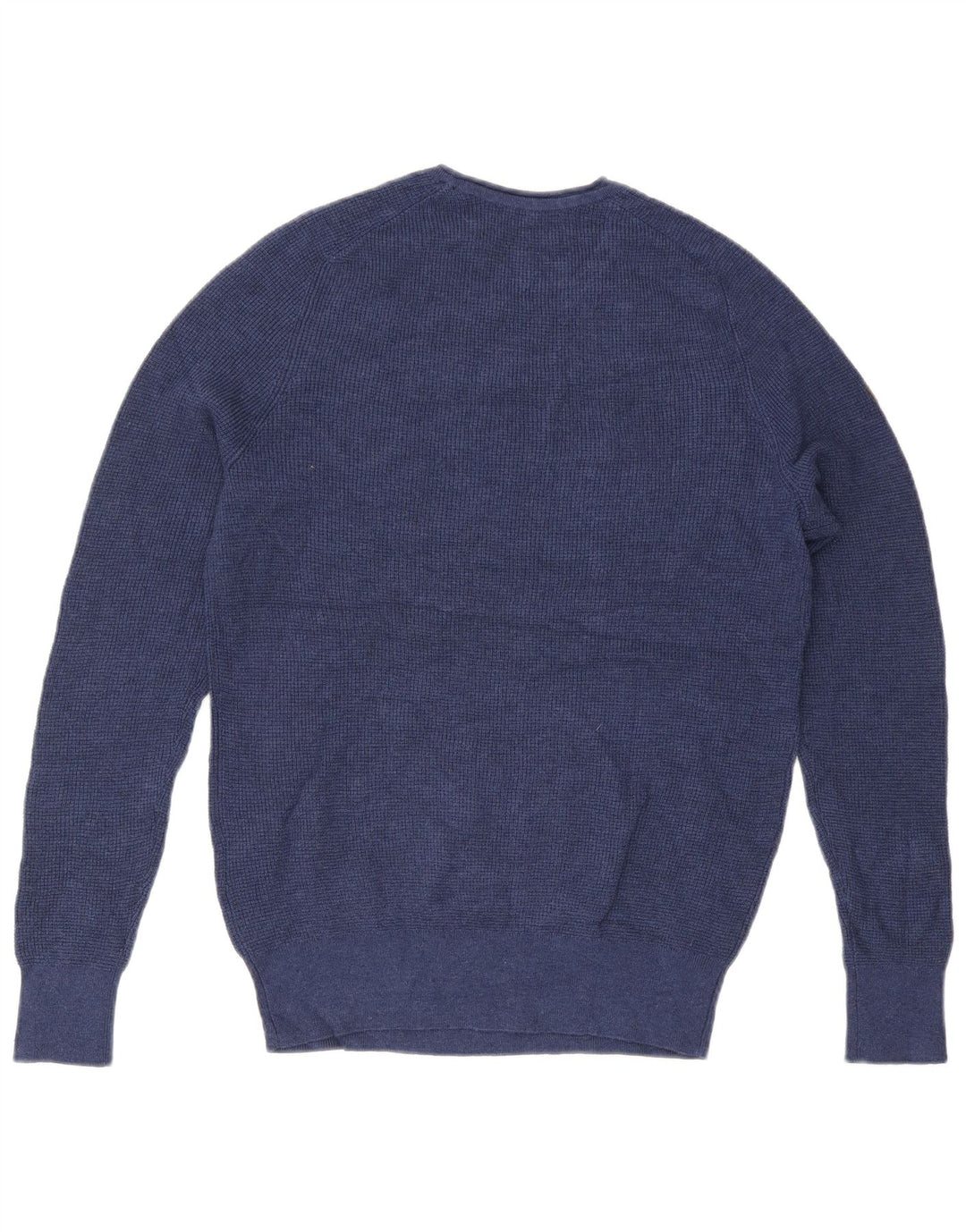 Superdry sweater med rund hals til mænd XL marineblå viskose