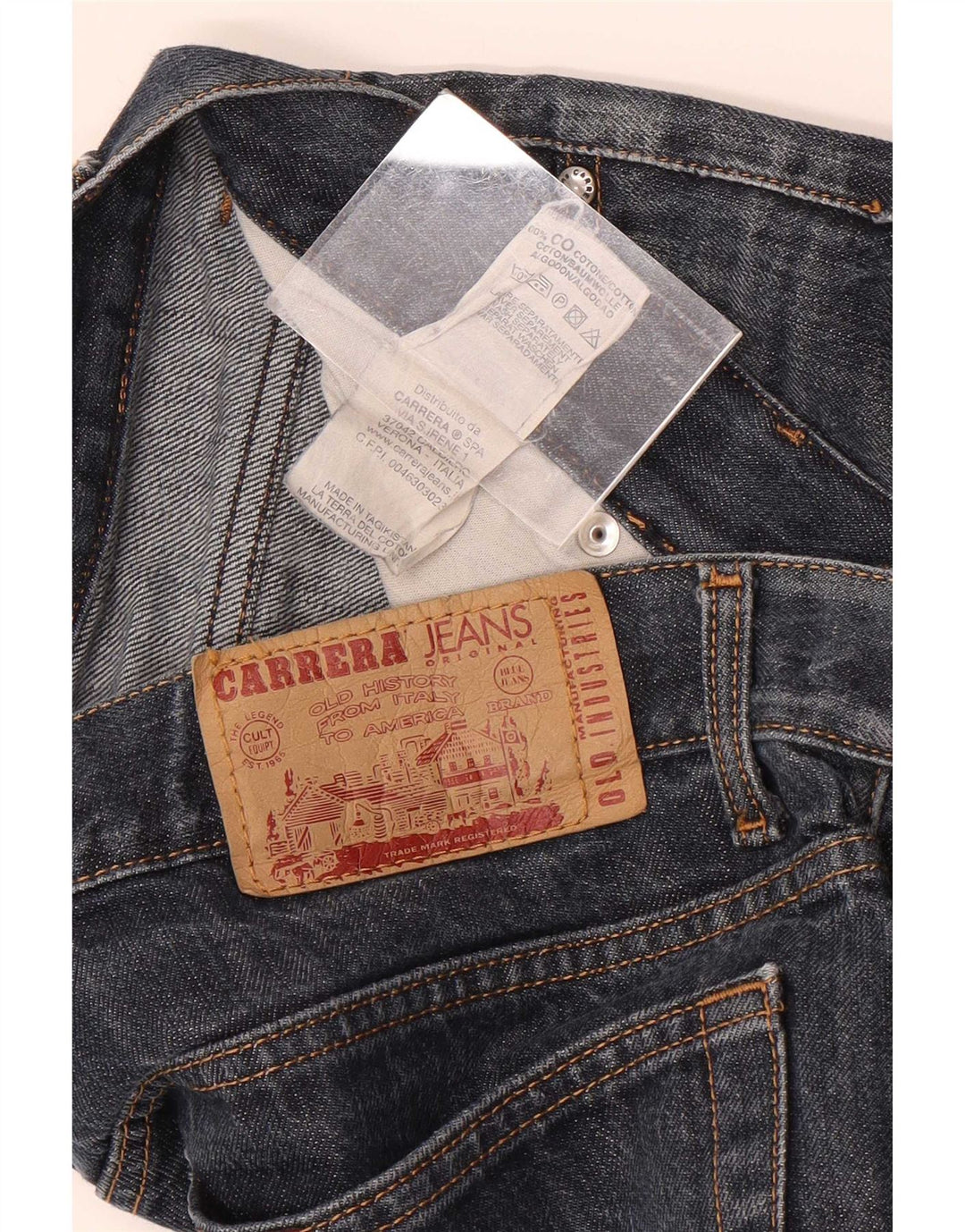 Carrera Herre 710 Straight Jeans W34 L34 Blå Bomuld
