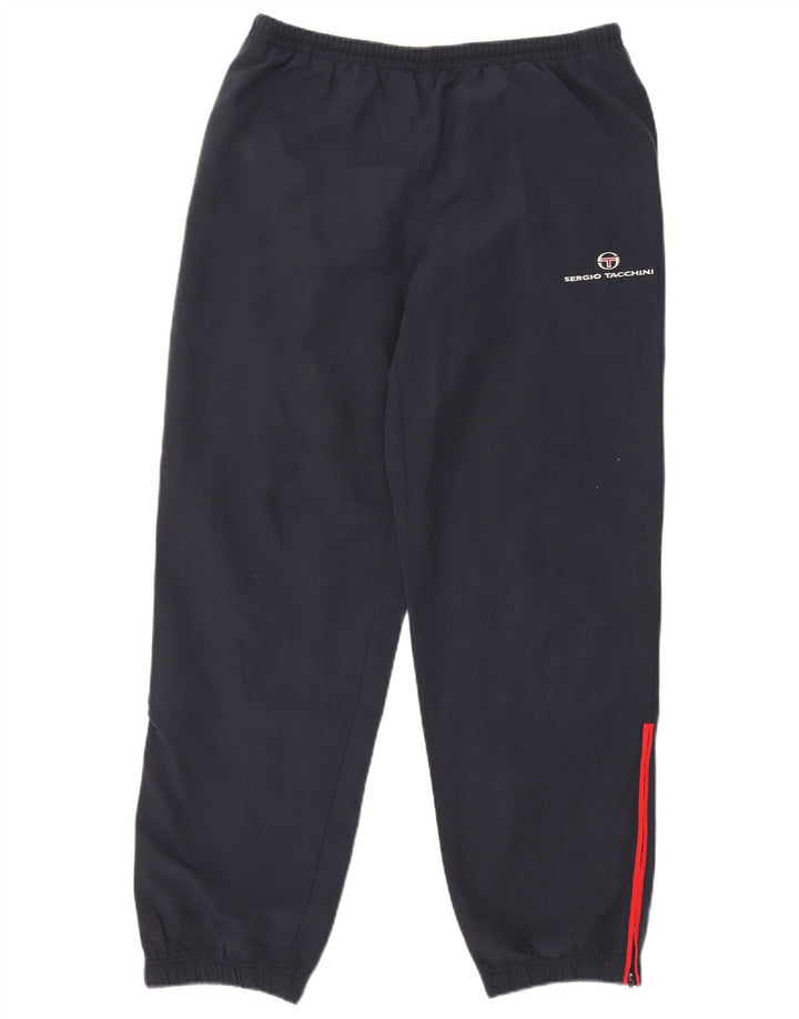 Sergio Tacchini Herre træningsdragt Bukser Joggers Large Navy Blue Polyester