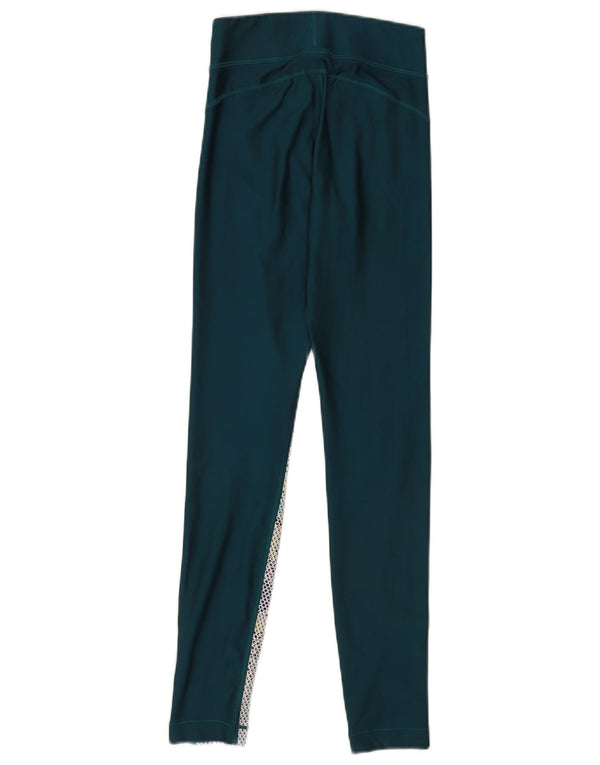 Under Armour Compression Leggings til kvinder UK 6 XS Green Spotted Sports