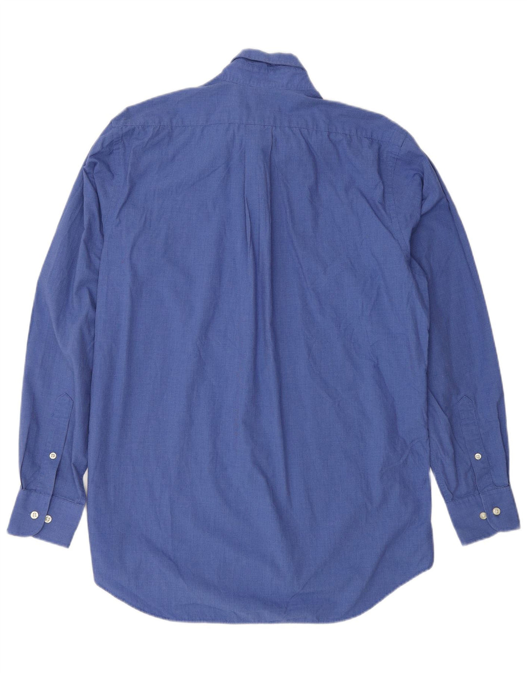 Chaps Herre Classic Fit Skjorte Størrelse 15 1/2 Medium Blue Ternet Bomuld