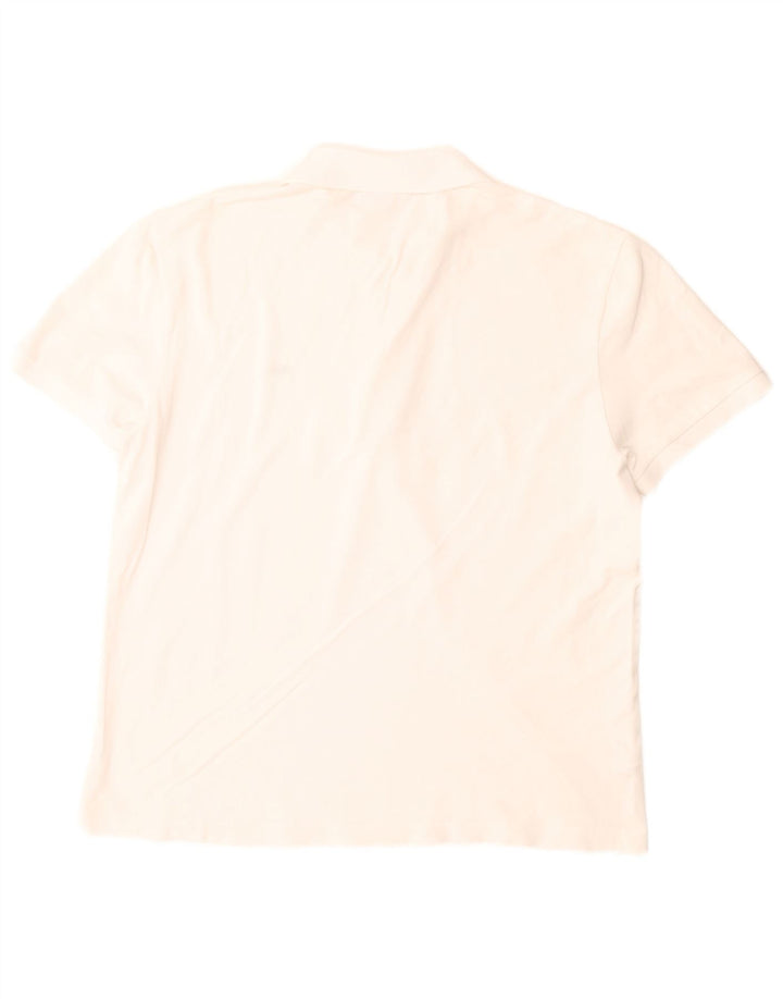 Lacoste Herre Slim Fit Polo Shirt Medium Hvid Bomuld